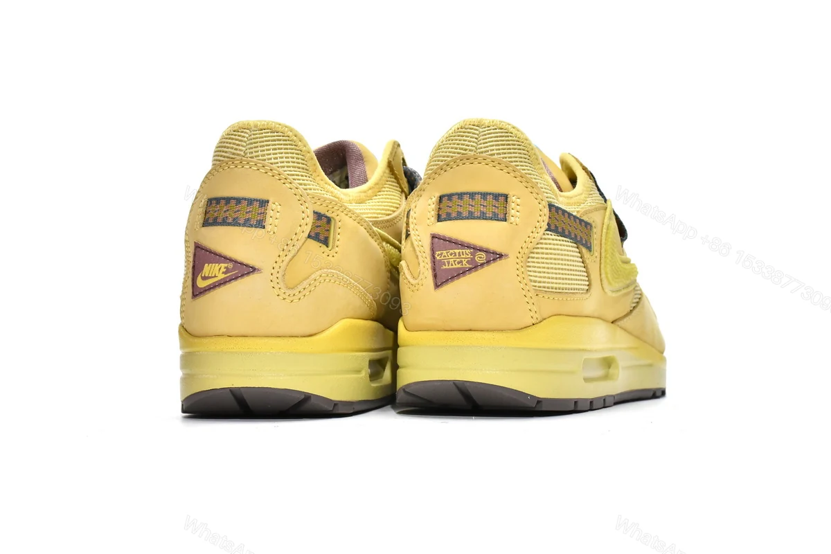 View 3 of Travis Scott x CACT.US CORP x Nike Air Max 1 Saturn Gold DO9392-700