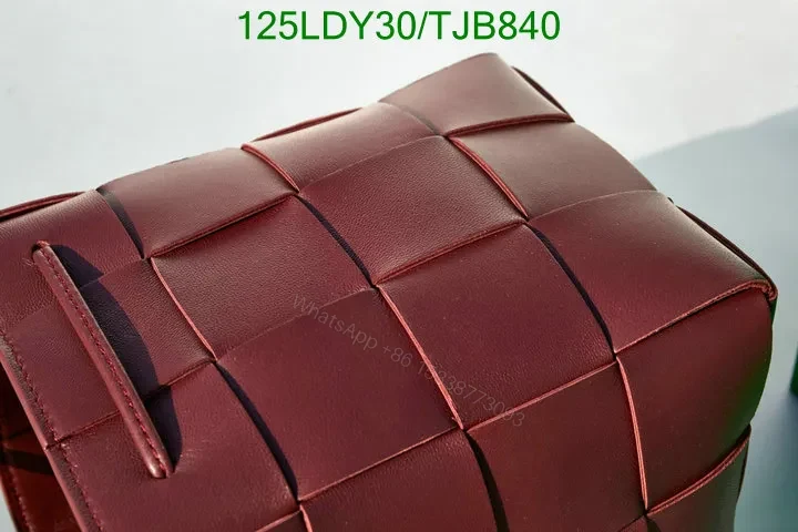 View 85 of Bottega Veneta Small Cross-Body Bucket Bag in Red BVF4722