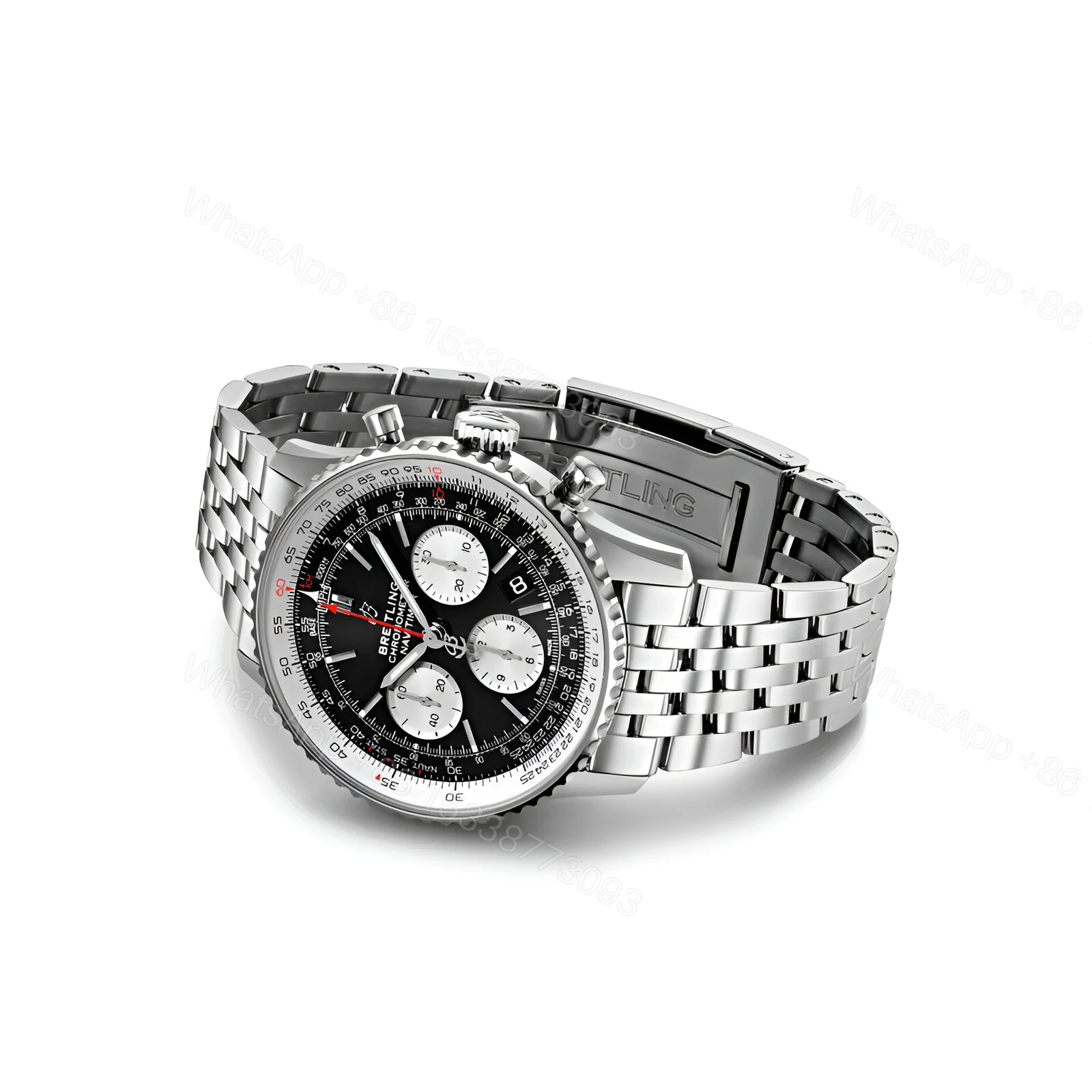 View 3 of Breitling Navitimer B01 Black Replica