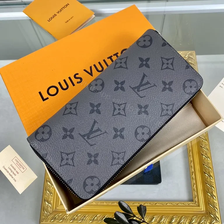 View 4 of Monogram Eclipse Zippy Wallet: Luxe Organized Travel Essential