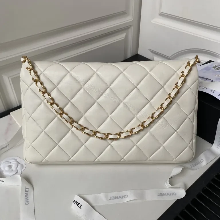 View 7 of Chic Quilted Flap Bag: Gold Chain, Everyday Luxury