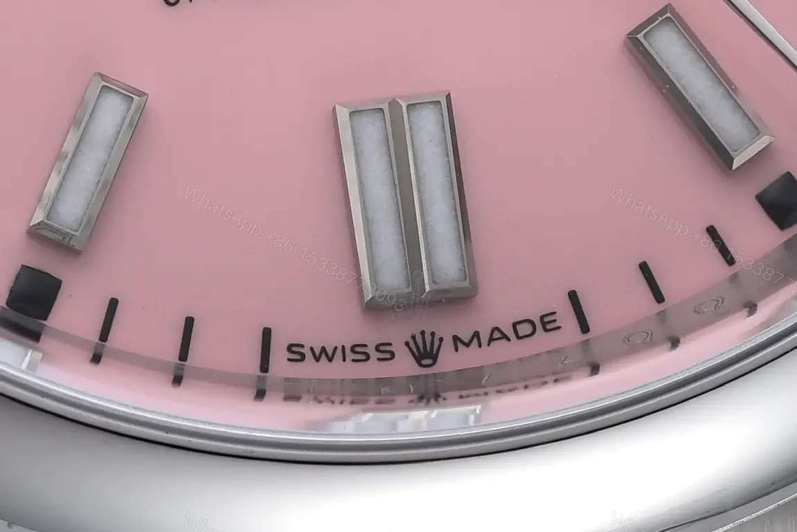 View 4 of Rolex Oyster Perpetual 36 Candy Pink Dial Replica Watch – 126000-0008