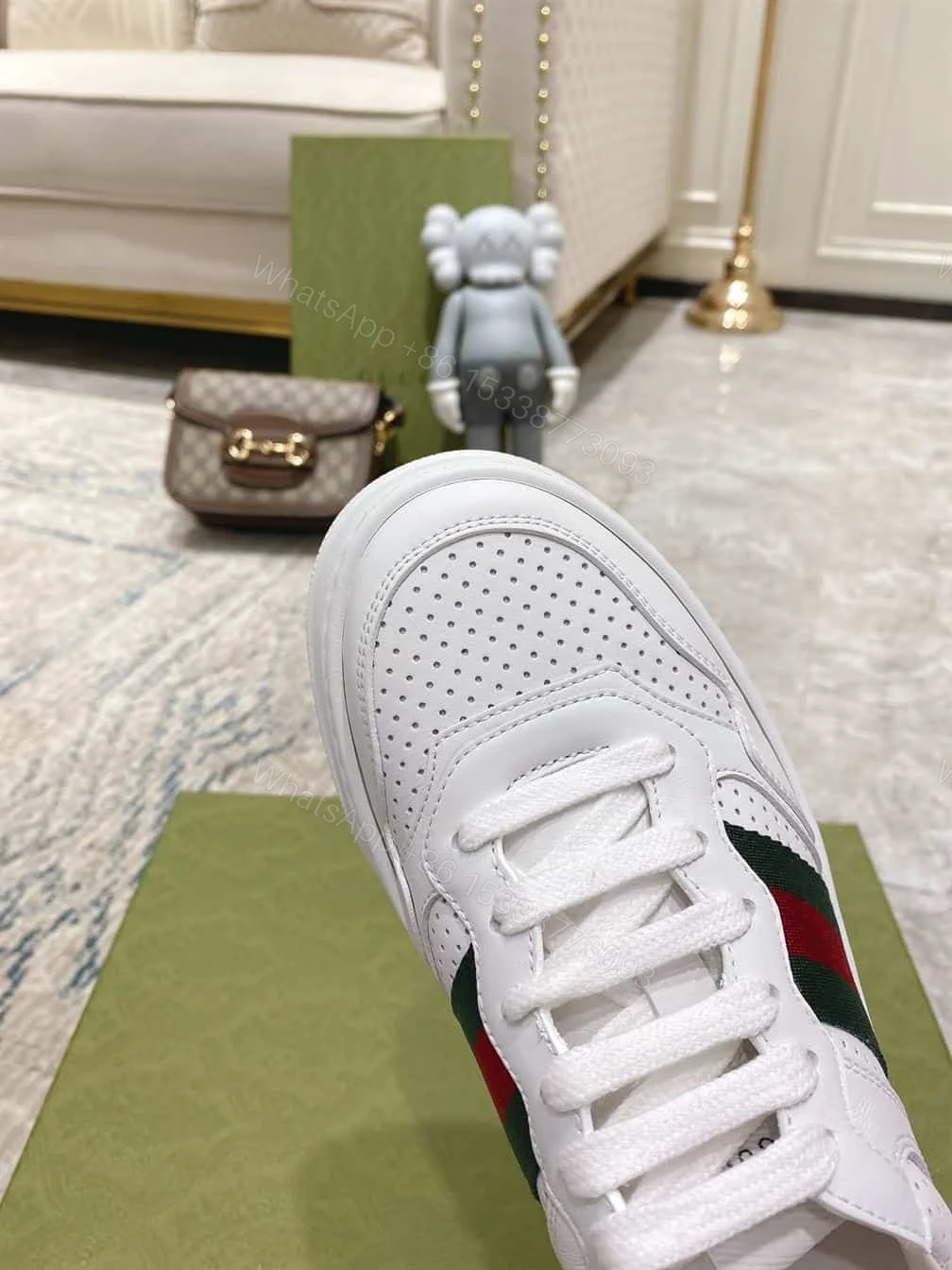 View 3 of Men’s sneaker with Web – GC082