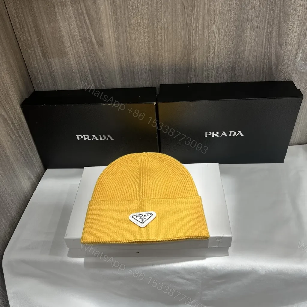 View 2 of Bold Knit Beanie - Premium Colorful Cuffed Style, Luxury Logo