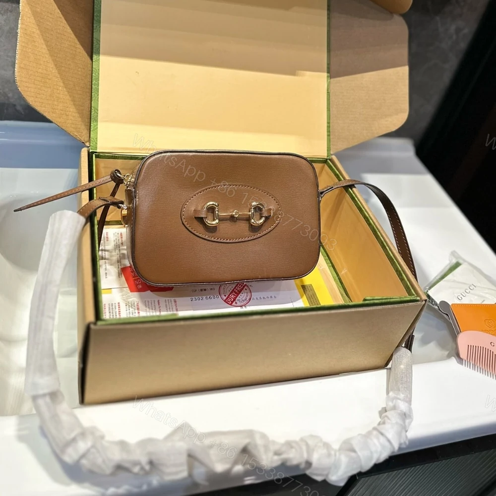 View 2 of Gucci Horsebit 1955 Mini Shoulder Bag Brown 18Cm ‎760196 1AAQD 2361