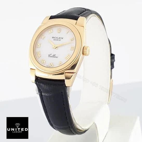 View 5 of Rolex Cellini Geneve Yellow Gold White 5320/8 Replica