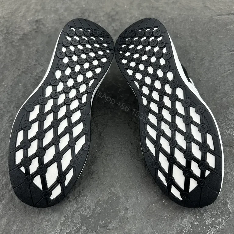 View 7 of Chanel-Inspired Trainer: Luxe Black Leather, Everyday Comfort