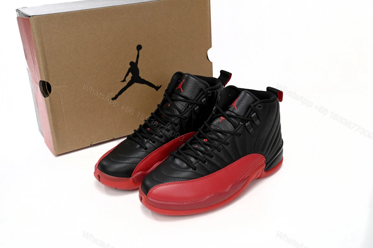 Air Jordan 12 “Flu Game” Black Red 130690-002 — view 2