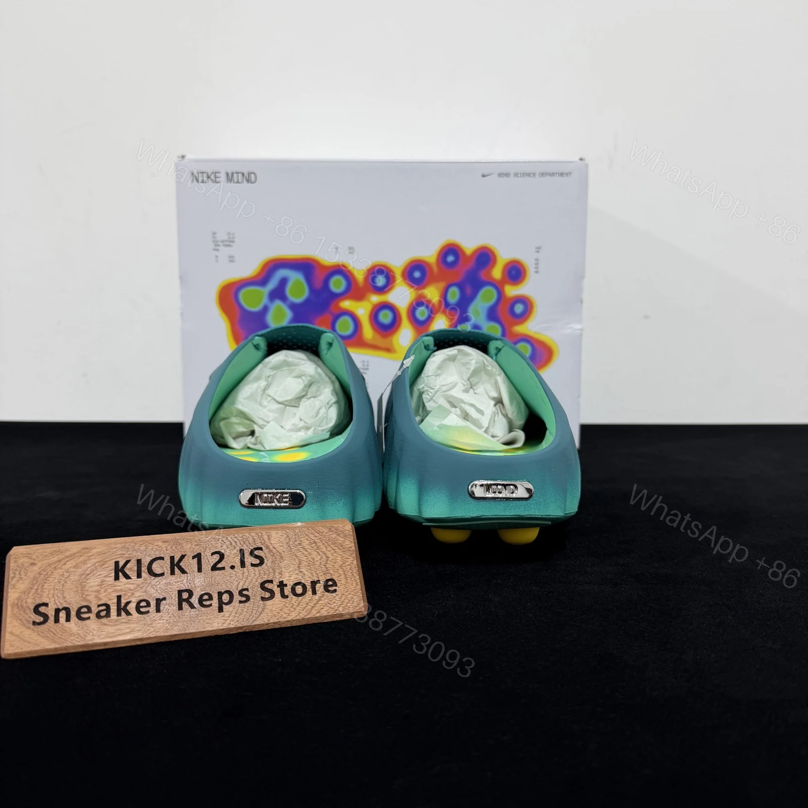 View 7 of Mind 001 Slide Geode Teal Light Menta