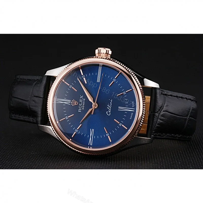 View 4 of Replica Rolex Cellini Blue Dial 622841