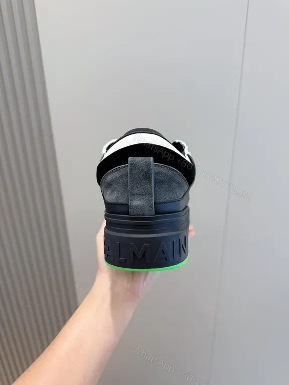 View 7 of Neon Luxe Runner: Balmain-Style High-Top Sneaker