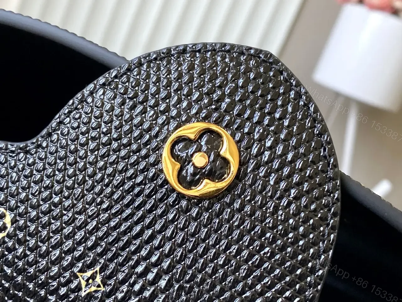 View 2 of Chic Satchel in Textured Leather with Gold Hardware