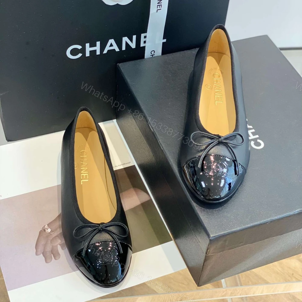 View 5 of Chanel Ballet Flats Black
