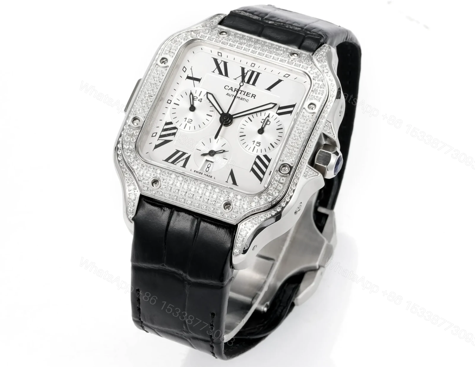 View 2 of Cartier Santos Chronograph Extra Large 43mm CARTIER-SANTOS-CHRONO43
