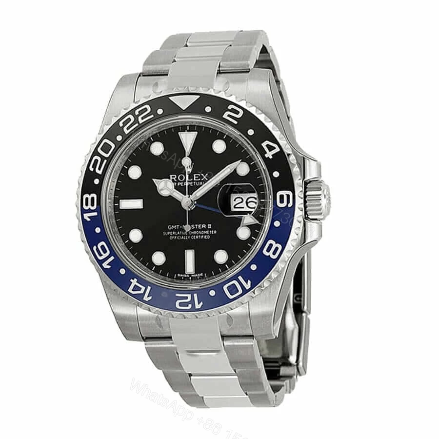 View 2 of Rolex GMT-Master II 116710BLNR Super Clone: Batman Black Dial 40mm