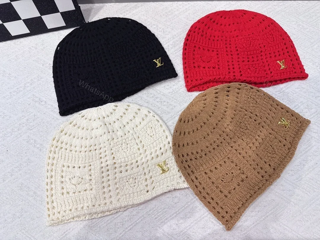 Patterned Knit Beanie: Textured Warmth with Gold Emblem — view 1