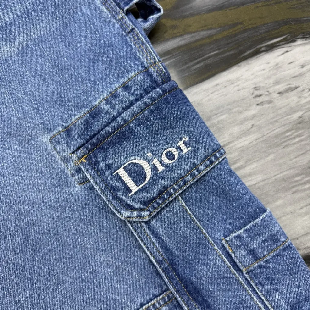 View 9 of Denim Cargo Relaxed Fit: Premium Utility Pants