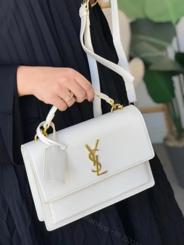 View 4 of FIRST COPY Ysl Sunset In Matte Finish Leather Ba