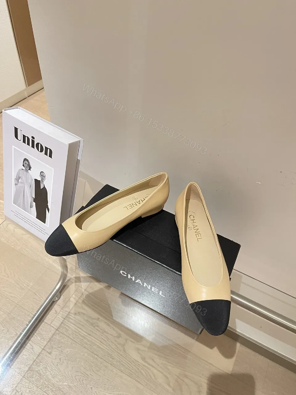 View 9 of Neutral Nude Cap-Toe Pumps: Luxe Everyday Sophistication