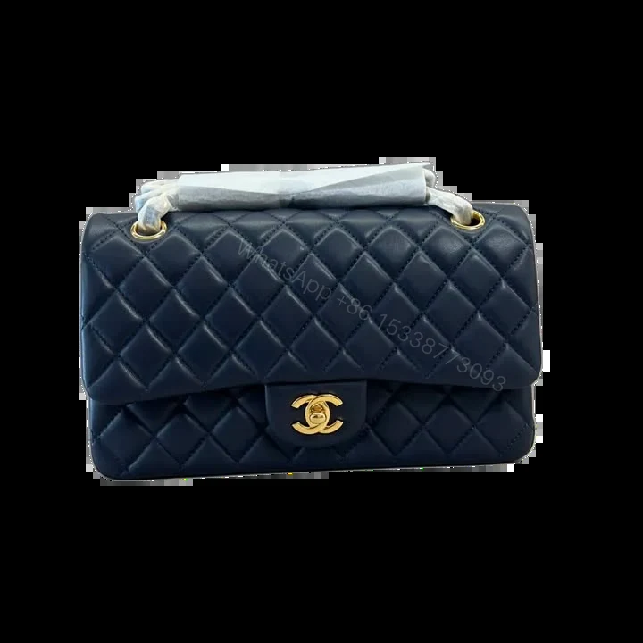 Chanel Classic Flap Dark Navy Blue Handbag — view 1