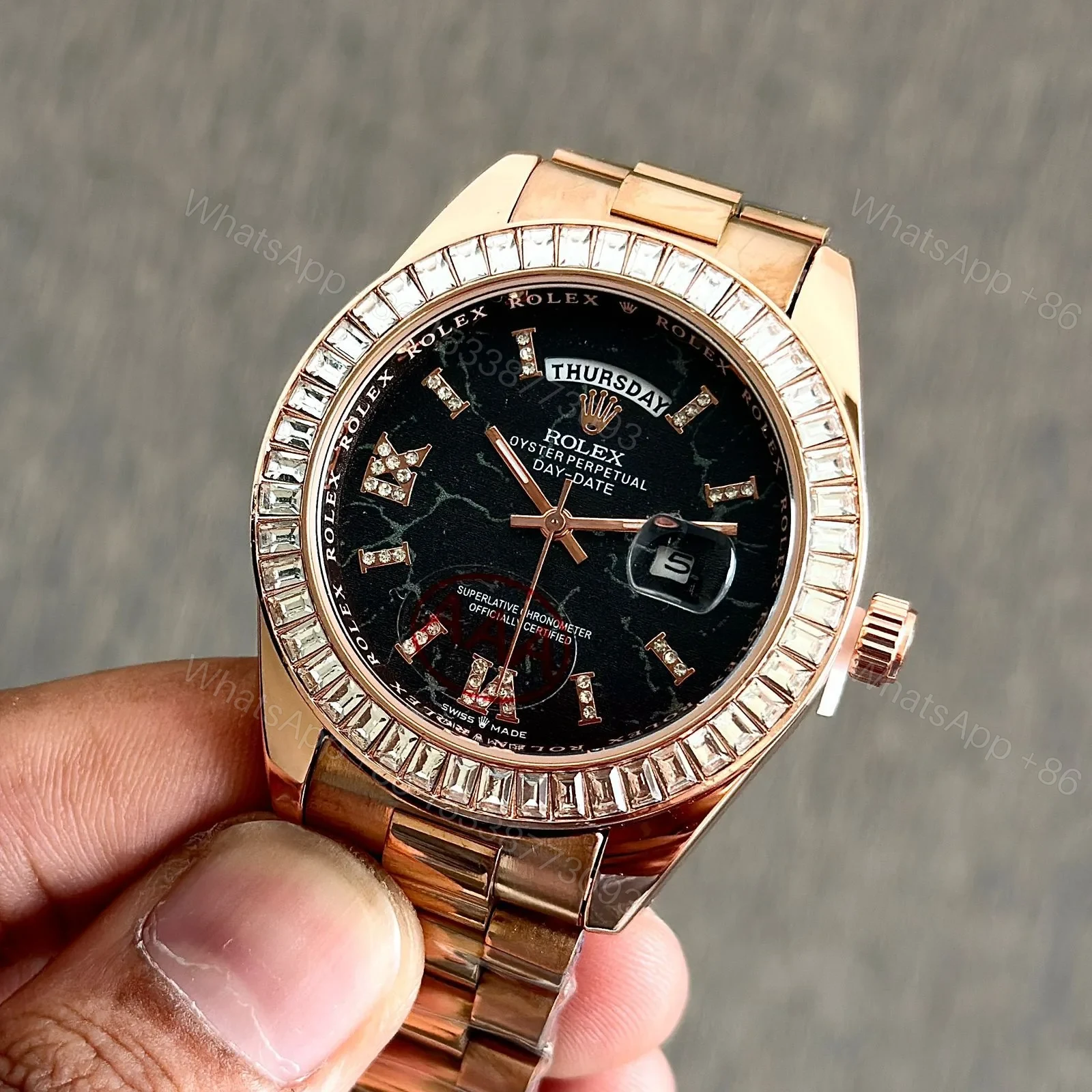 Rolex Day-Date 128395TBR-0010 Eisenkiesel — view 1