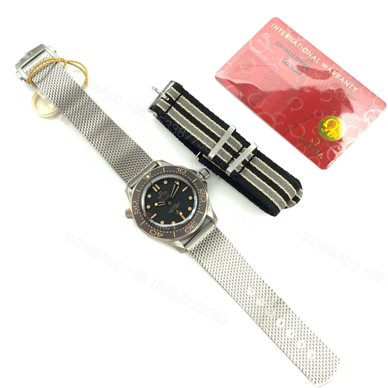 View 3 of Omega Seamaster Diver 300M Master Co-Axial 42 James Bond No Time to Die Bracelet 210.90.42.20.01.001
