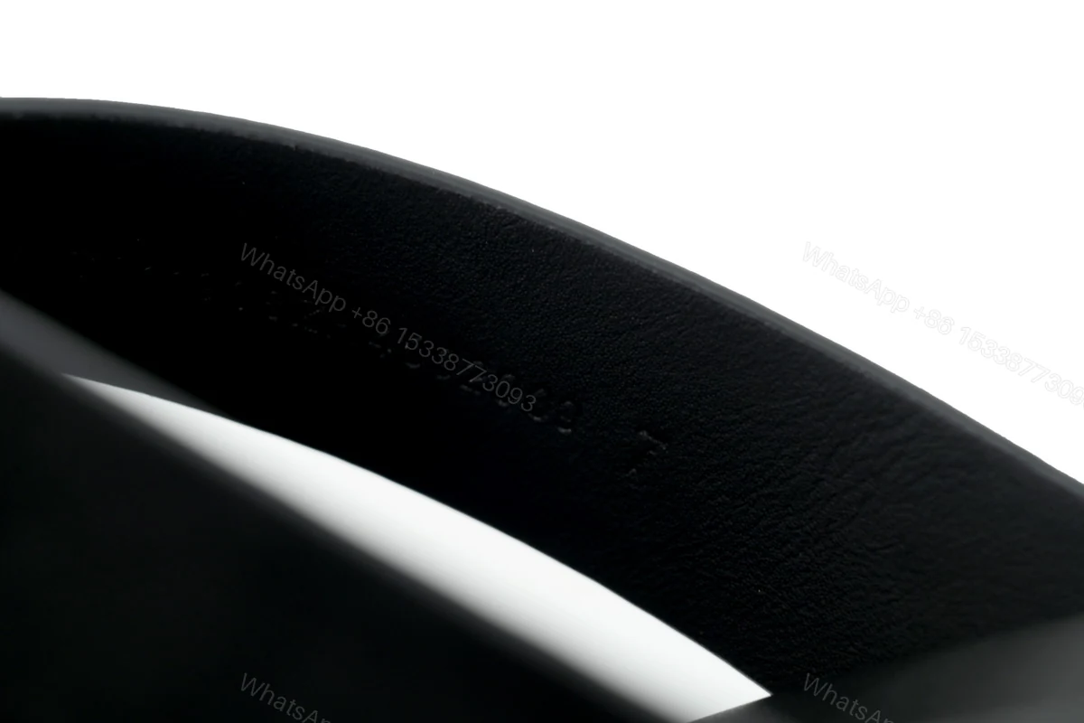 View 5 of HERMES Black Cross Strap Slides
