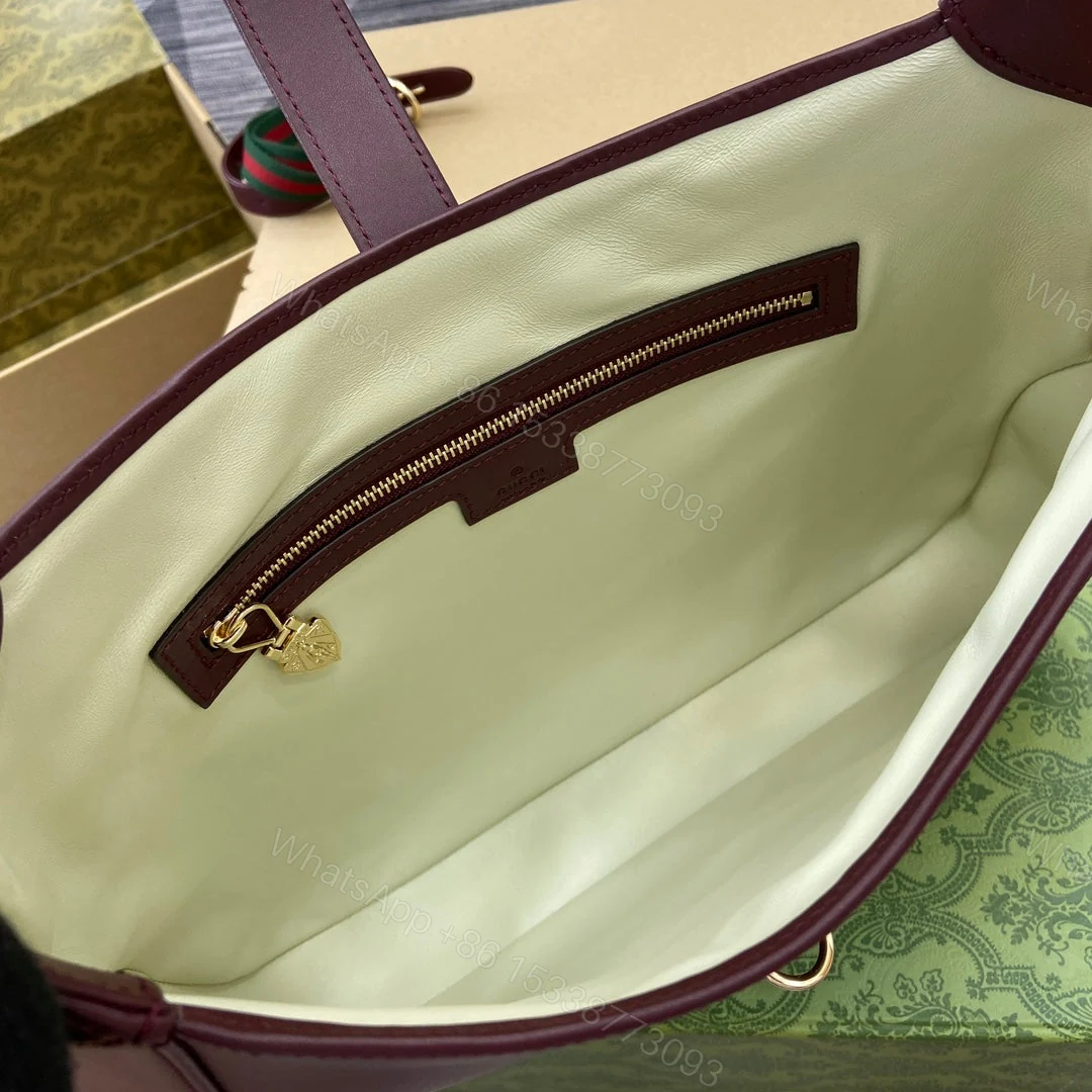 View 6 of JACKIE MEDIUM SHOULDER BAG 35 IN WINE RED CALFSKIN GOLD HARDWARE