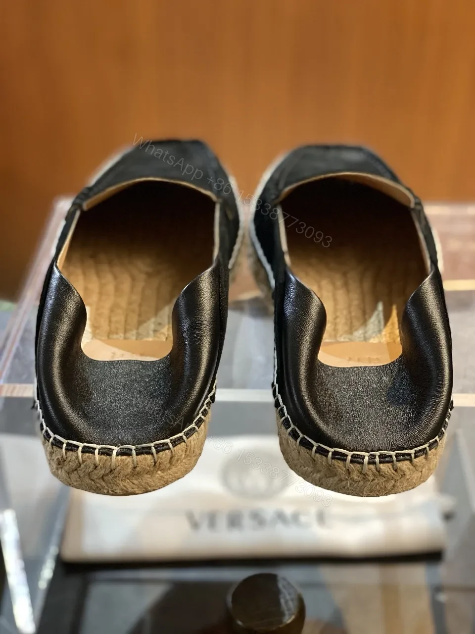 View 2 of Black Suede Espadrille Loafers: Elevated Casual Comfort