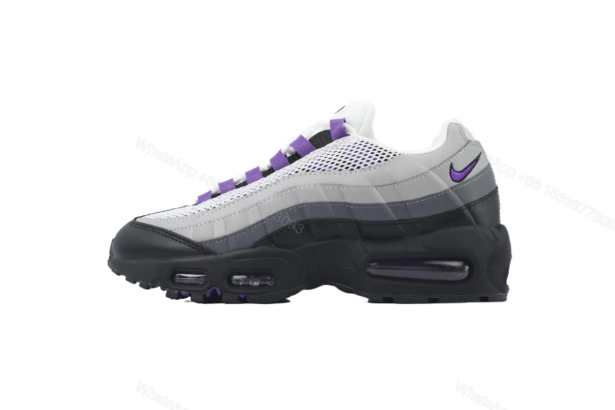 View 11 of Air Max 95 'Grey Purple' HD8015-003