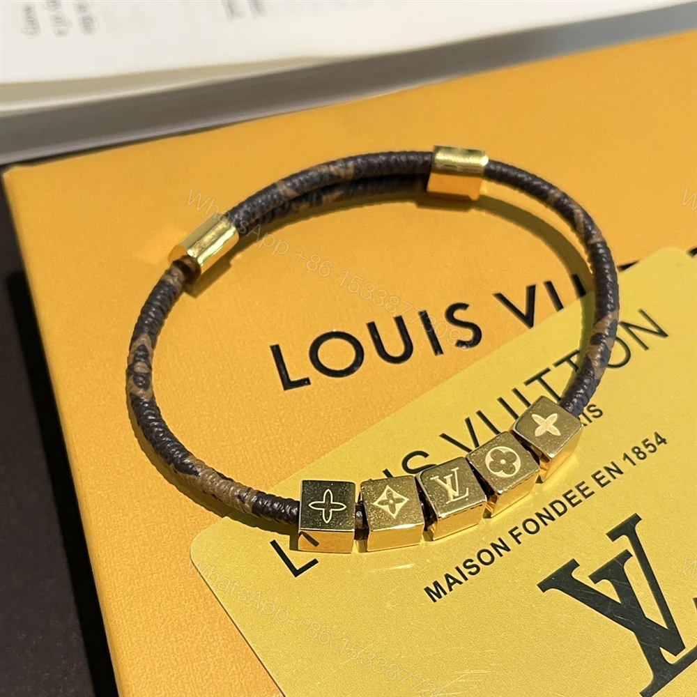View 2 of Louis Vuitton Lv Cube Bracelet Monogram Brown M8918Z