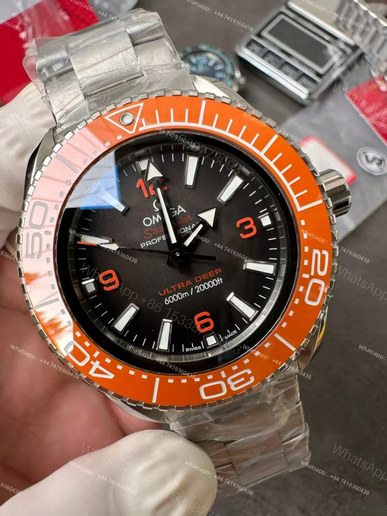 View 4 of Omega Super Clone Seamaster Ocean Planet 6000M 45.5 MM 215.30.46.21.06.001