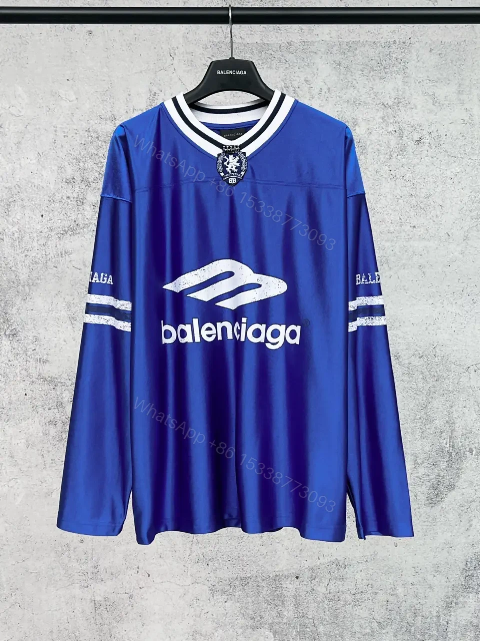 View 9 of Bold Blue Jersey – Luxe Streetwear, Elevated Comfort, Unisex