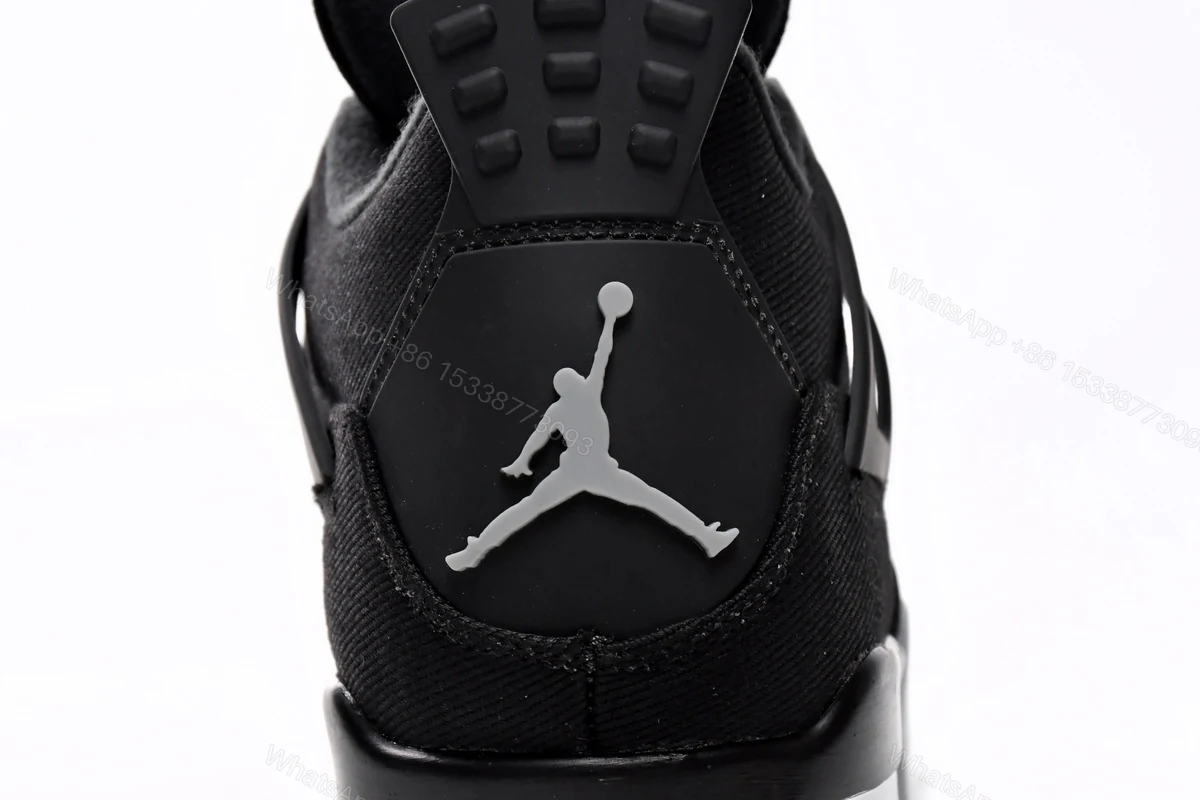 View 6 of Air Jordan 4 Retro Black Canvas DH7138-006(Top quality )