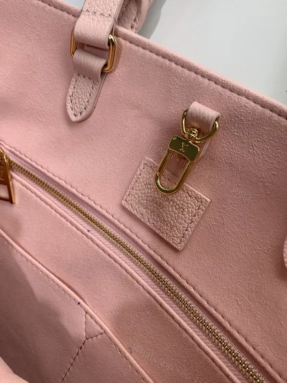 View 8 of Pink Monogram Tote: Modern Luxury Everyday Carry Tote