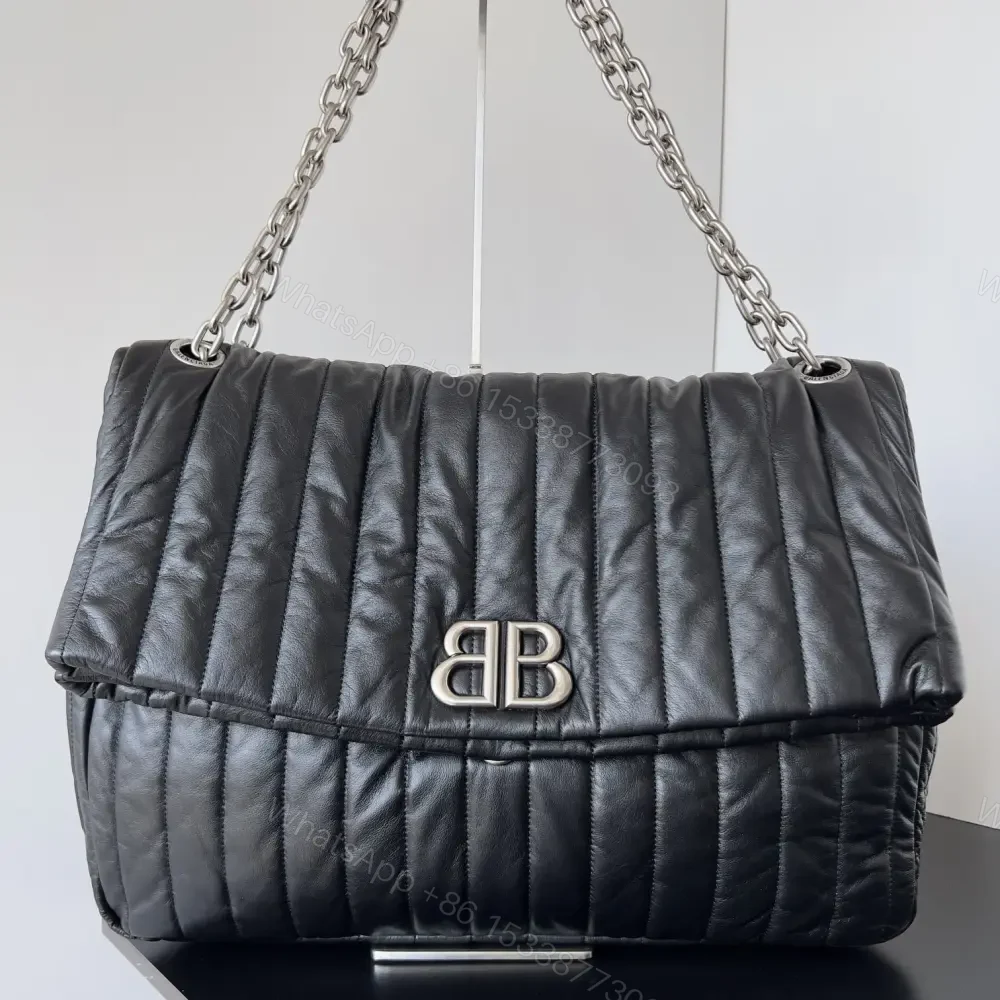 高仿Balenciaga*Monaco系列衍縫線牛皮單肩包m — view 1