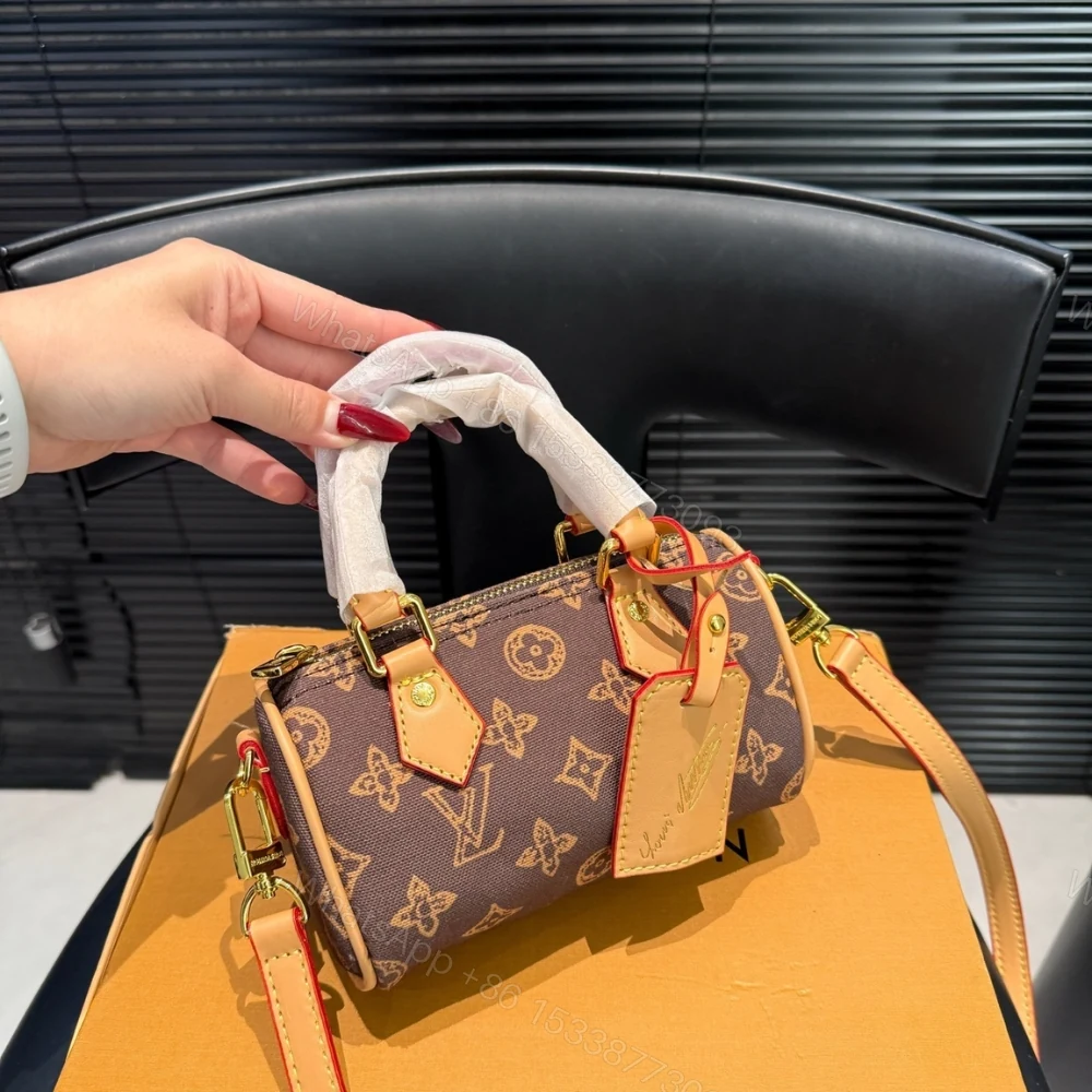 View 3 of Louis Vuitton Nano Speedy Monogram Origine Ebene 16Cm M27610