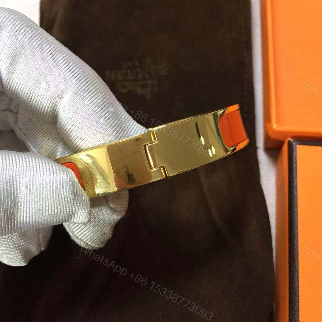 View 6 of 100% Original Hermes H Bracelet