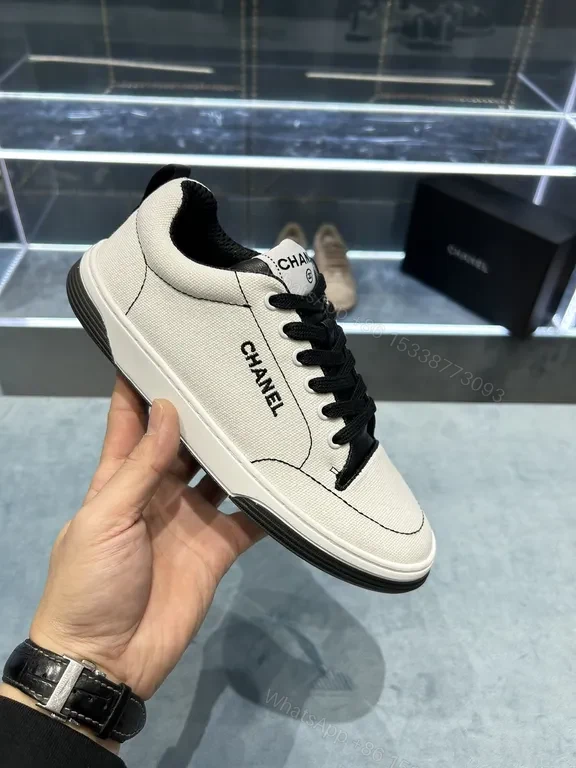 View 9 of Chanel-Inspired Low-Top Sneaker: Premium Craftsmanship