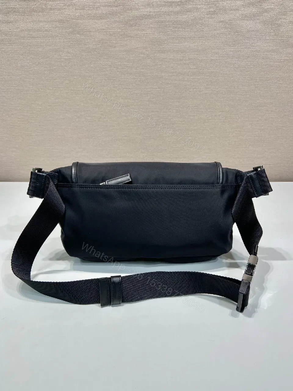 View 3 of Compact Nylon Belt Bag: Luxe Utility for City Edges