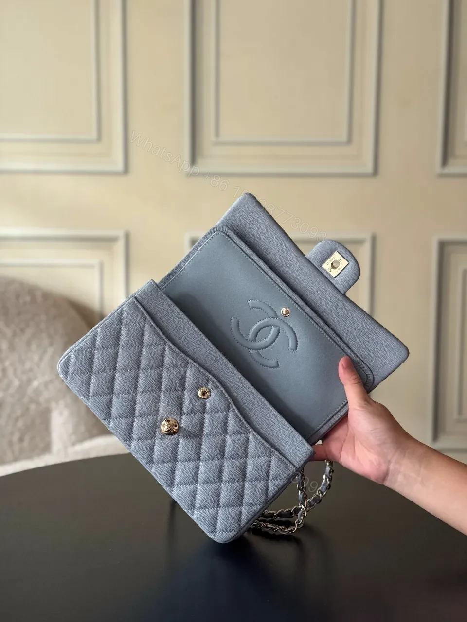 View 2 of Soft Quilted Luxe Mini Bag: Chain-Strap Night-Day Elegance