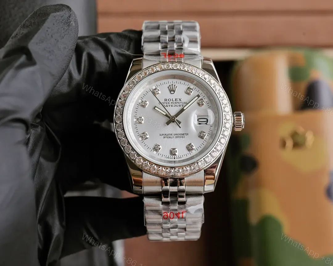 Best Rolex Datejust 36 Diamond replica 36MM Jubilee Bracelet Edition RG-DATEJUST36-DIAMOND-JUBILEE-SILVER — view 1