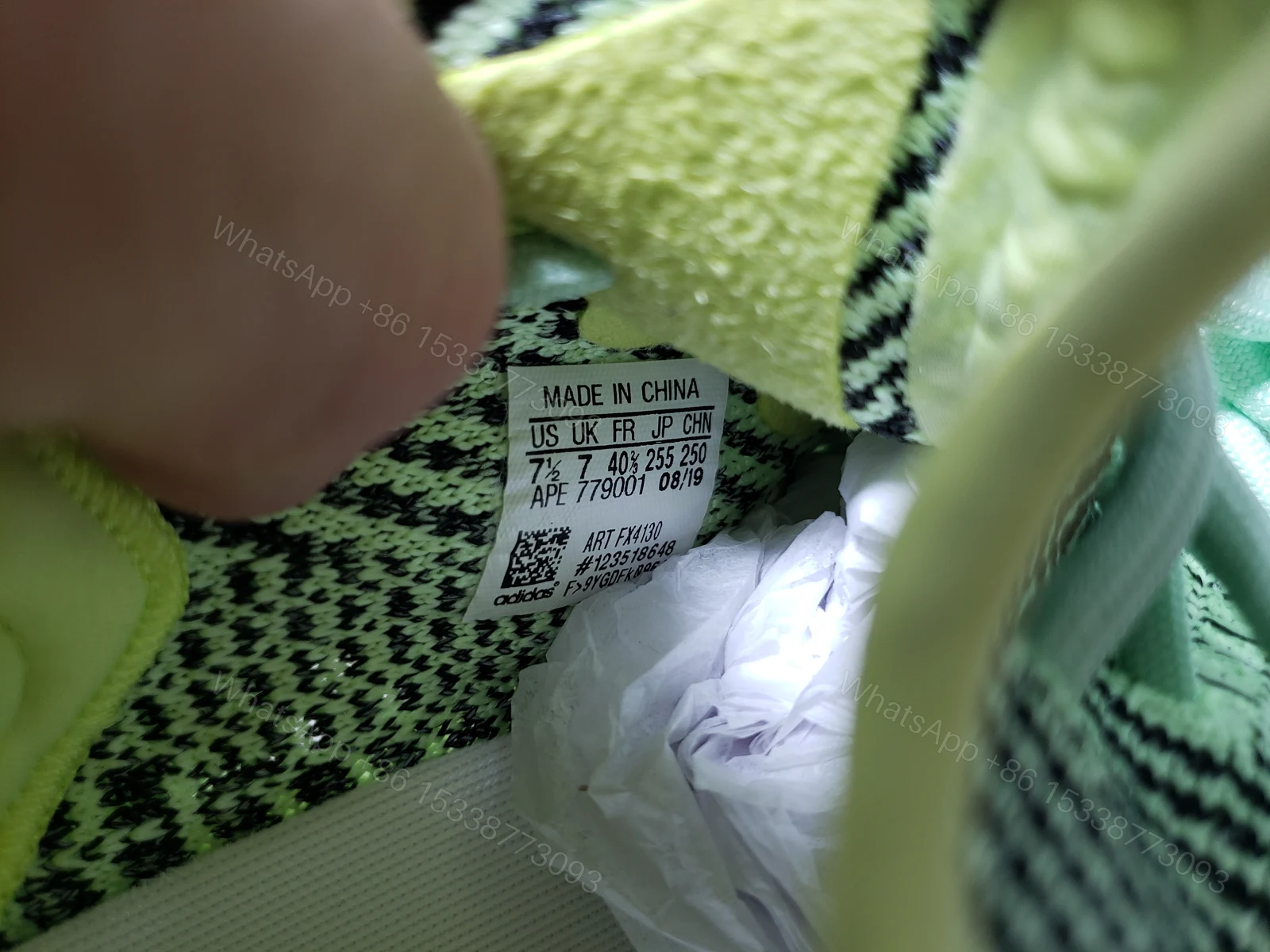 View 5 of adidas Yeezy Boost 350 V2 Semi Frozen Yellow Reps B37572