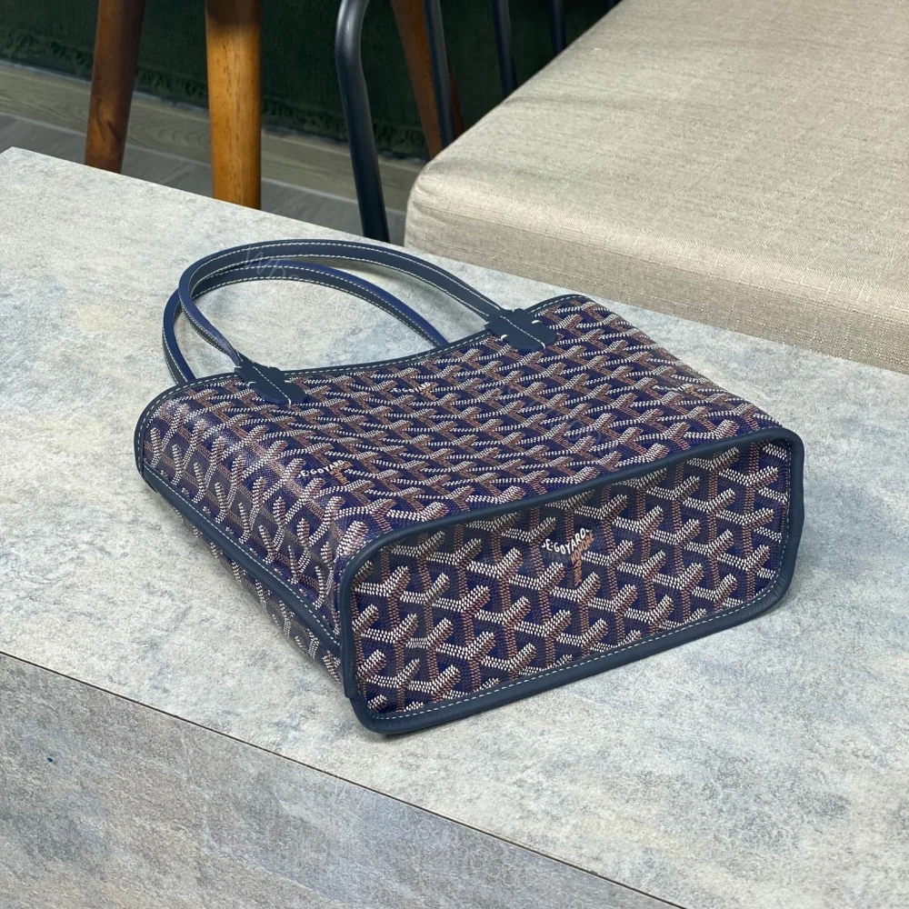 View 2 of 高仿Goyard*GY10184雙面兩用MiniTote手袋深藍免檢版
