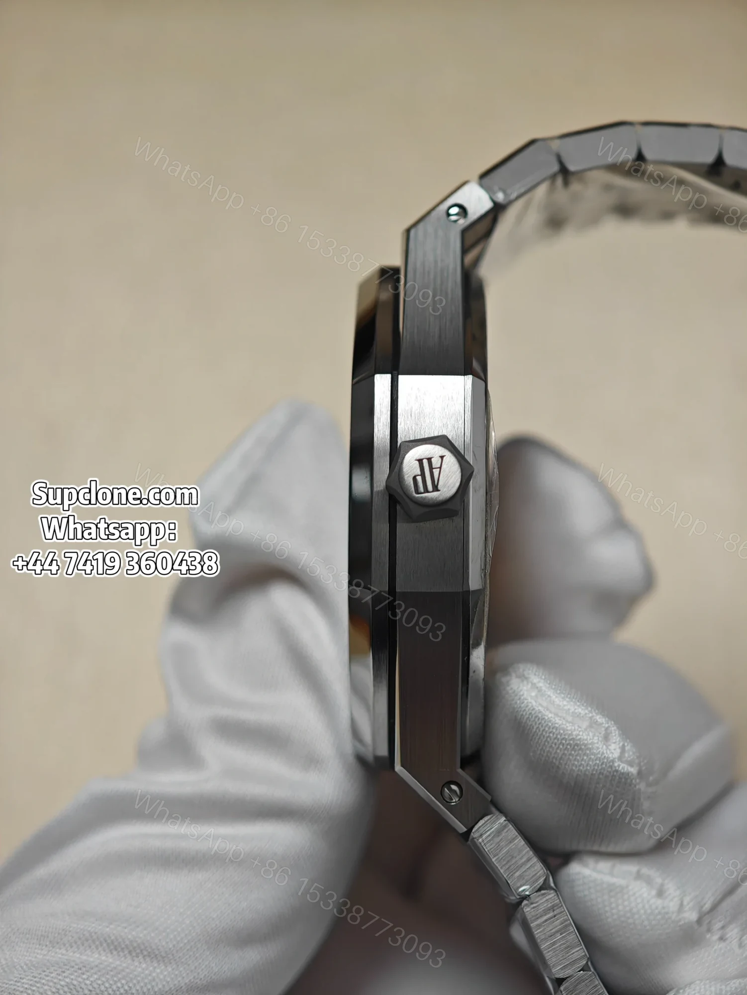 View 8 of Audemars Piguet Super Clone 1:1 Royal Oak 15500 White Dial