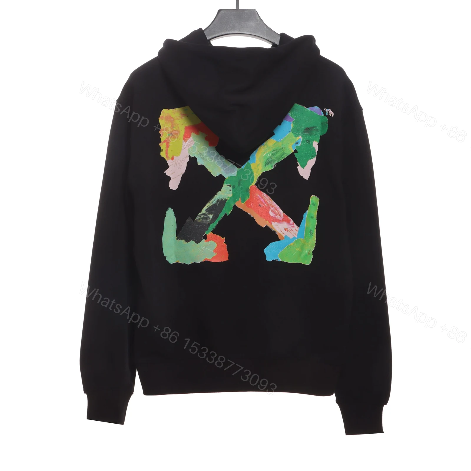 Off-White Graffiti Ink Arrow Hoodie — view 1