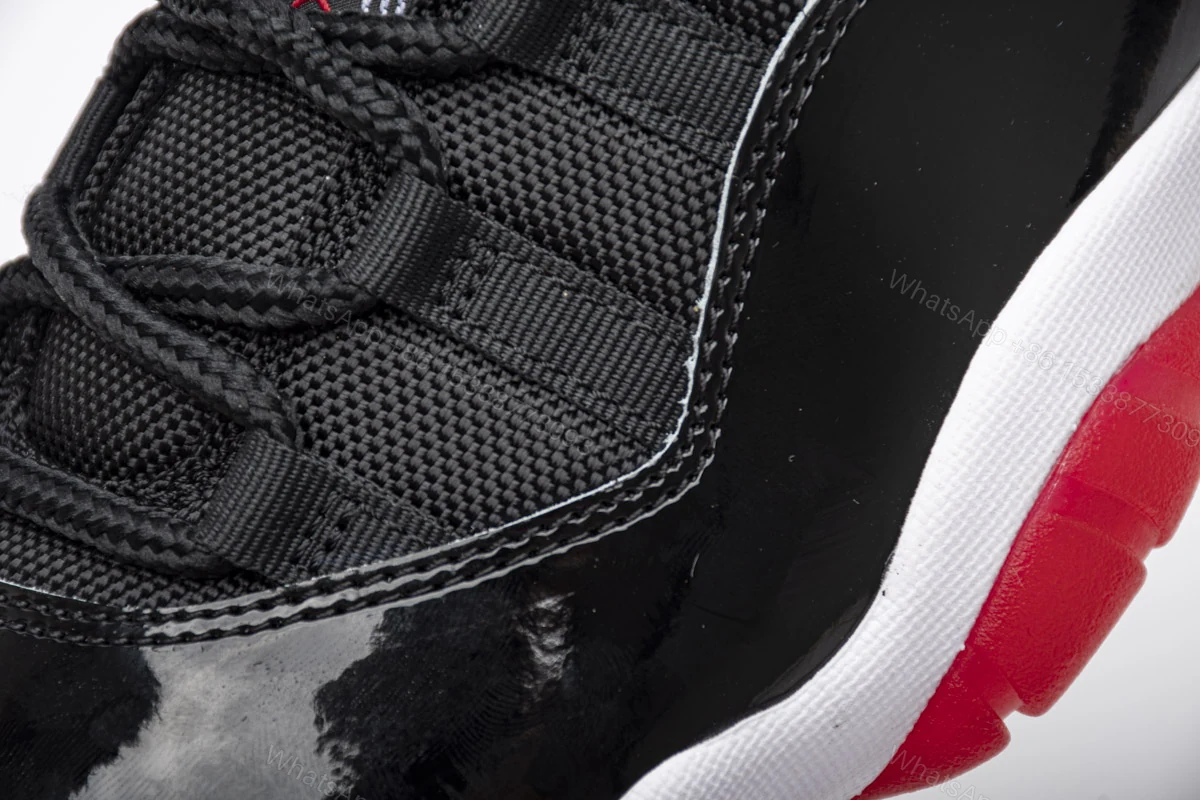 View 2 of Air Jordan 11 High Retro “Bred 2019” 378037-061