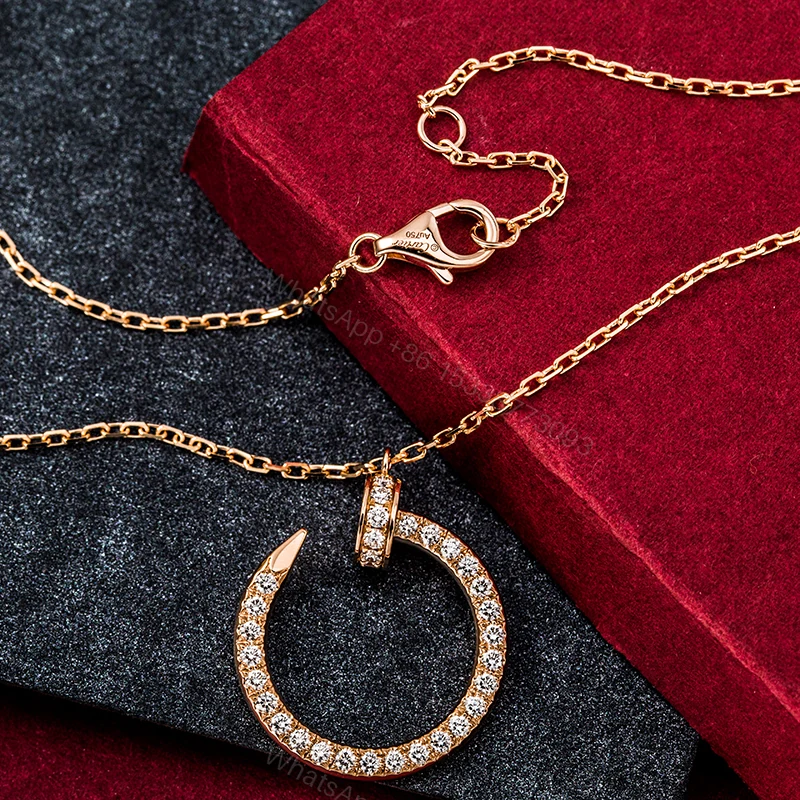View 2 of Cartier Juste un Clou Necklace Full Diamonds