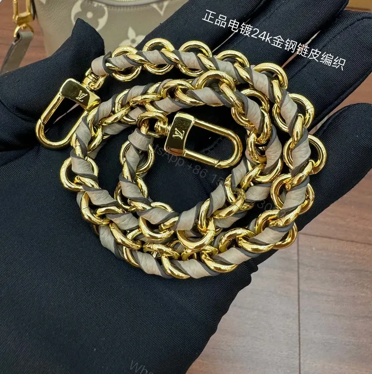 View 8 of Chic Monogram Handbag with Chain â€“ Everyday Luxury Bag