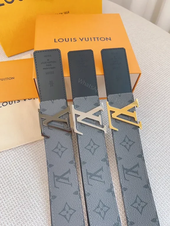 View 8 of Chic LV Monogram Belt: Subtle Luxury Everyday Elevation